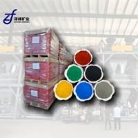 Usine chinoise vend en gros du pigment d'oxyde de fer ZF-156 Fe2O3, pureté 100%, qualité industrielle pour les revêtements, les carreaux colorés, les plastiques