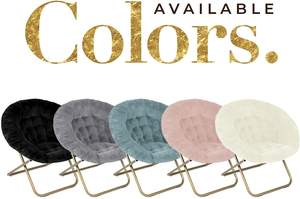 Silla Luna Plegable Extra Grande, Silla de Camping Portátil, Silla Tipo Platillo Suave y Acogedora, Venta al por Mayor - Product Image 6