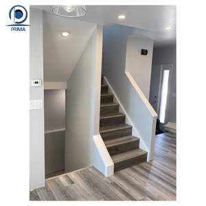 Prima Stringer Offre Spéciale de forme droite Escaliers modulaires intérieurs/extérieurs avec traitement antirouille avec éclairage de marche LED intégré - Product Image 6