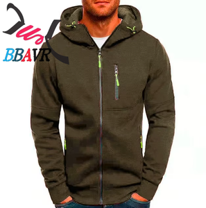 Nouveau sweat à capuche zippé tendance pour homme à manches longues – Collection automne - Product Image 3