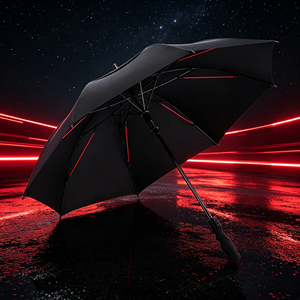 Golf <b>Umbrella</b>. Automatic <b>Windproof</b> Waterproof Fiberglass Shaft Double Canopy Professional Outdoor Sports - Product Image 6