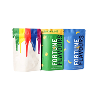 Emballage alimentaire imprimé personnalisé découpé thermoscellable pochette debout refermable 3.5G pochettes en aluminium plastique Zipl ock Mylar sacs