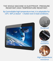 Panel PC Industrial POS y Kiosco con Pantalla Táctil Capacitiva de 15.6'' IP65 7 10, Resistente al Agua, con Procesador Core I3/i5/i7/RK3399, Integrado y sin Ventilador