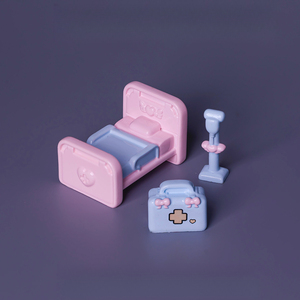 KI zhuojing Ornements paysagers, Figurine d'ours médical mignonne DIY, pour scènes miniatures et aménagement paysager, miniatures ultra-petites - Product Image 4