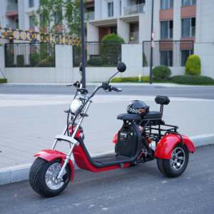 Triciclo eléctrico Citycoco de almacén de EE. UU., 1500W, 2000W, potente triciclo eléctrico de 3 ruedas con batería de litio grande L - Product Image 1