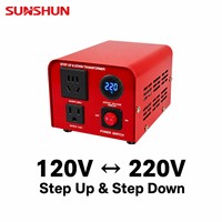 Convertisseur de tension monophasé 500W 5KVA CE CQC pour usage domestique de type sec, transformateur élévateur/bi-directionnel 120V 110V 220V