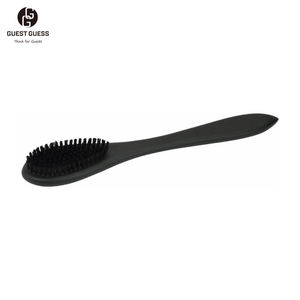 Perchas femeninas de madera negras de lujo personalizadas para hoteles para uso en guardarropa y baño - Product Image 4