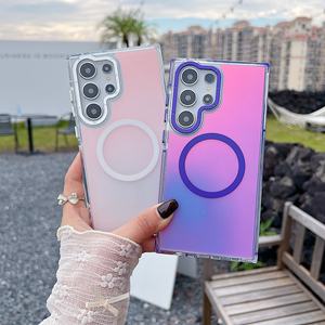Venta caliente funda de teléfono magnética para <span class=keywords><strong>Samsung</strong></span> S25 Ultra colorida carga inalámbrica fundas de teléfono a prueba de golpes para <span class=keywords><strong>Samsung</strong></span> S25 Ultra - Product Image 5