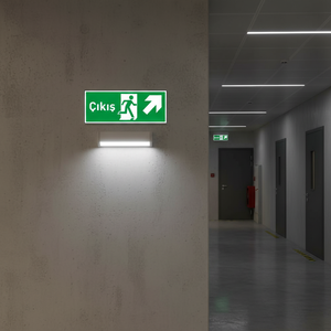 Placa Fotoluminiscente de Aluminio con Flecha Ascendente a la Derecha, 3mm, Letrero LED Dekota, 220V, Uso Interior, Funcionamiento Continuo - Product Image 3