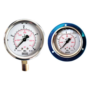 Medidor de Vibración EN837 de Acero Inoxidable de 100 mm con Montaje Inferior, Serie 213.53, Fabricado en Alemania - Product Image 2