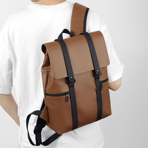 Custom Trendy Custom Leather <b>Backpack</b> Bags Men <b>Waterproof</b> College <b>School</b> <b>Backpack</b> Back Pack <b>Backpack</b> - Product Image 6