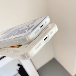 Mát dễ thương màu sắc rõ ràng tem nhãn mã vạch trường hợp đối với <span class=keywords><strong>iPhone</strong></span> 13 12 7 8 cộng với 11 15Pro Max XS 14 Pro thời trang mềm silicon Vỏ điện thoại - Product Image 5