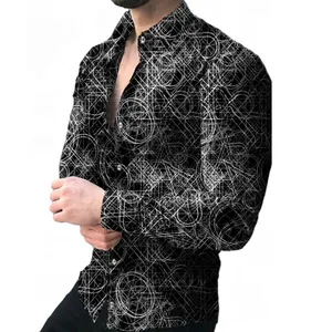 חדש עיצוב מזדמן קיץ בגדי גברים חולצות טורקיה גבר פרח חולצה