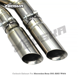 Sistema de Escape OEM Boska para Mercedes-Benz G63 AMG W463A/W464 4.0T, Tubos de Titanio, Escape Catback con Válvula OEM/Electrónica - Product Image 5