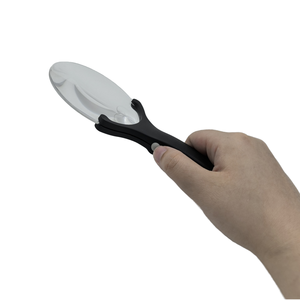مكبر شاشة زجاجي محمول بإضاءة LED مزدوجة، عدسة كبيرة 2x وعدسة صغيرة <span class=keywords><strong>5x</strong></span>، سهل الاستخدام للمسنين والأطفال، خفيف الوزن ولا يسبب الإرهاق - Product Image 4