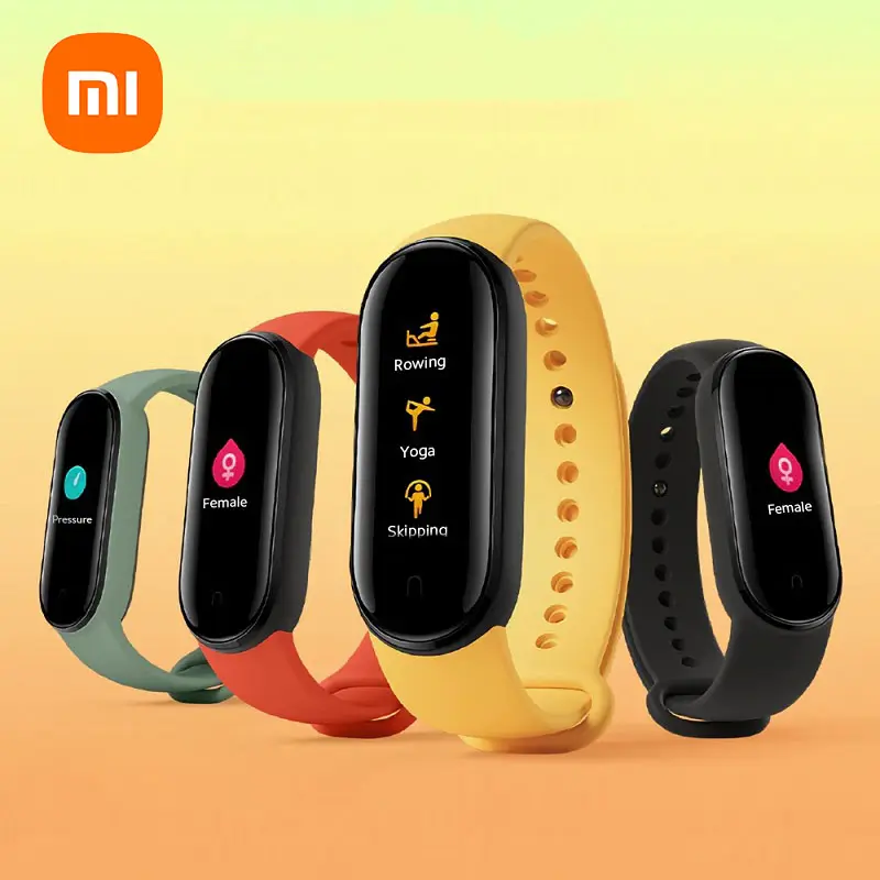 Xiaomi Global Version Original Sport Measure Stress Fitness Amazfit Band 5 Smart Watch