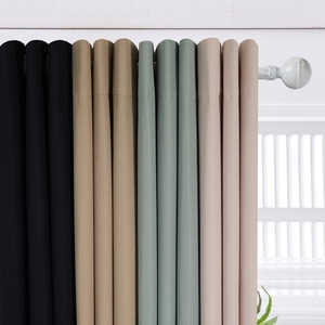 OWENIE Bán Chạy Xám Polyester Cách Nhiệt Ready Made <span class=keywords><strong>Grommet</strong></span> Màn Chắn Sáng Cho Phòng Ngủ Gia Đình - Product Image 2