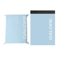 Sac d'expédition postal en plastique beige auto-adhésif LDPE & HDPE, sac de coursier à fermeture robuste pour vêtements