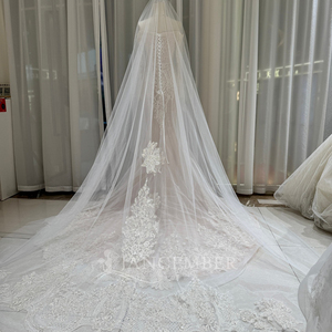 Vestido de Novia de Tul de Lujo Lsoy029, 100% Foto Real, Estilo Sirena con Cola de Corte, Jancember - Product Image 4