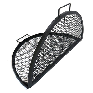 Rejilla Redonda de Acero con Alto Contenido de Carbono para Barbacoa, No de Hierro Fundido, para Exteriores, Camping, Portátil, para Fogatas, <span class=keywords><strong>Malla</strong></span> Metálica para BBQ - Product Image 3