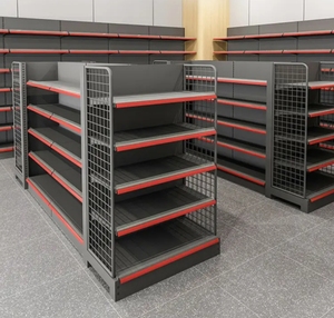 Espositore di alta qualità a doppia faccia per supermercati comoda libreria metallica negozio di alimentari farmacia espositore per comodità - Product Image 5