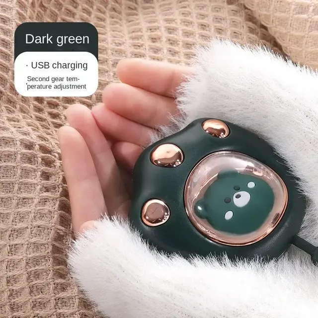 Cute Paw Hand Warmer 1200Mah Usb Rechargeable Portable Winter Keep Warm Gadget Pocket Mini Heater Hand Warmer