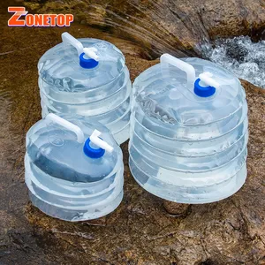 Guangdong China 3 L 5 Ltr 8 Litro 10 Litre 15 Liter Flexible Folding Drinking Collapsible Water Bladder Tank with Tap