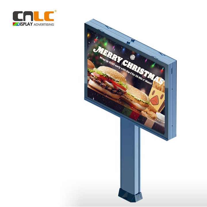 Outdoor Double Side LED Light Box - CNLC Advertising Billboard