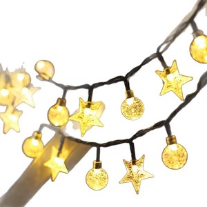 Guirnalda de Luces LED con Forma de Estrella, Portátil, Funciona con Batería, para Decoración de Dormitorios, Propuesta de Matrimonio, Iluminación Ambiental Festiva - Product Image 6