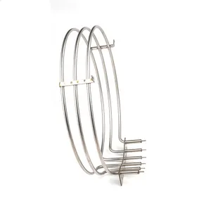 316 Stainless Steel Electric Heating Tube 220V circular electrotherm tube For Pizza Oven