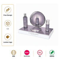 Présentoir de Comptoir Cosmétique avec Panneau de Support Personnalisé pour Lancement de Marques