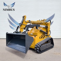 NIMBUS CE Approved Easy Maintenance Skid Steer Loader Konstruksi Rangka yang Diperkuat untuk Pekerjaan di Lokasi Proyek Skid Steer Loader