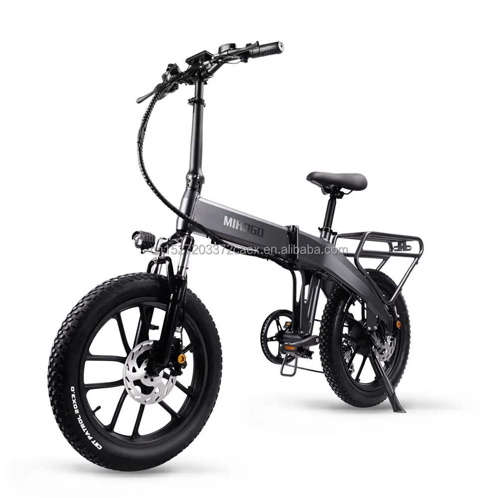 Mihogo JI-MOVE X1 E-Bike Elektrische Fiets 48V 750W Borstelloze 7 Speed 20Inch 3.0Inch Opvouwbaar bike Outdoor Fietsen Sport