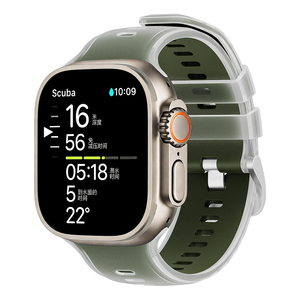 Bracelet en silicone de couleur gelée pour <span class=keywords><strong>Apple</strong></span> <span class=keywords><strong>Watch</strong></span> Ultra Band 49mm 45mm 44mm 42mm IWatch Series 11 10 46mm 9 8 <span class=keywords><strong>7</strong></span> 6 5 SE3, bracelet de sport - Product Image 3