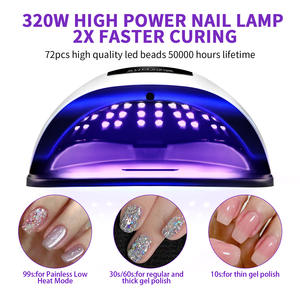 Misscheering X19 320w Uv Led Nail Art Lampada Asciugatrice Per Unghie Gel salto 57 Lampada Perline impronta Uv lampade Unghie - Product Image 2