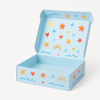 Boîtes en papier carton recyclables personnalisées emballage de boîte de produit expédition facile boîte postale personnalisée pliante