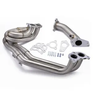 EPMAN ท่อไอเสีย + Up-pipe Turbo สแตนเลส 2.0L 2.5L สําหรับ Subaru Lmpreza WRX STI 2002-2007 EPEX0207WR