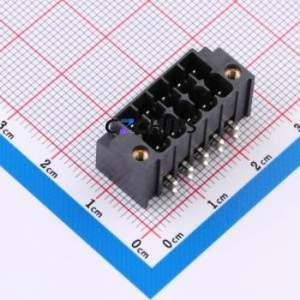 1787043 Plug-in Terminal Block Through hole Component (THT),P=3.5mm Connector 3.5mm Black Straight Pin 10P - Product Image 1
