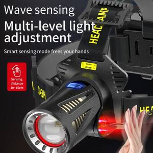 Fuerte brillo Lámpara láser blanca <span class=keywords><strong>Teléfono</strong></span> móvil <span class=keywords><strong>Banco</strong></span> de energía Tipo-C Carga Reparación de automóviles LED Lámpara de cabeza recargable - Product Image 4