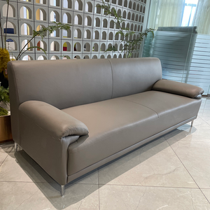 Lujo moderno barato Pu cuero Oficina sala de espera salón sofá conjunto muebles negocios europeos recepción reunión invitados - Product Image 4