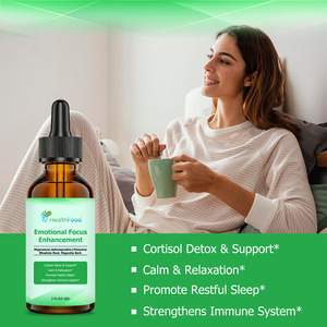 Factory Direct Emotional Focus Enhancement Liquid Drops with Ashwagandha Cortisol Detox Support Calm Relaxation Liquid Drops - Product Image 2