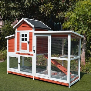 Best seller açık ahşap hayvan evi kafes pet kafesleri ahşap büyük tavuk kümesi - Product Image 6
