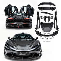 Kit carrosserie en fibre de carbone sèche style CMST pour McLaren 720S, comprenant capot, ailes et spoiler – Amélioration des systèmes de carrosserie extérieure – Nouvelle Arrivée