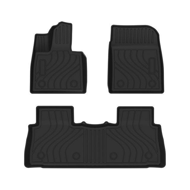 Changan Deepal S07 2023-2024 TPE Waterproof Anti-Slip 3.5mm Thick 3Pcs Full Set Luxury All-season Car Interior Floor Mats Door