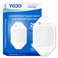 Pansement IV transparent hypoallergénique en PU YOJO, imperméable, jetable, pour fixation de canule IV, pansement médical pour perfusion, pansement pour plaie