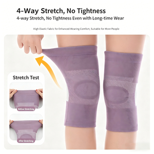 Rodillera <span class=keywords><strong>de</strong></span> Compresión Gruesa <span class=keywords><strong>de</strong></span> Nylon para Hombre y Mujer, Transpirable, Suave, Soporte para Rodilla, para Correr, Caminar, Deportes <span class=keywords><strong>de</strong></span> Invierno, Protección para Gatear - Product Image 3
