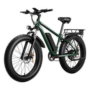 Stock d'entrepôt américain, livraison rapide, vélo électrique à pneus gras de 26 pouces, 48V 15AH, 7 vitesses, frein sur jante, vélo électrique pour adultes, autonomie de 50 km, moteur de 1000W - Product Image 1