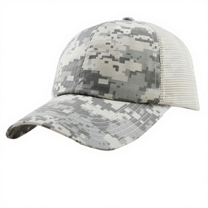 Factory Price 6-Panel Adjustable Camouflage <b>Baseball</b> <b>Cap</b> Embroidered Sports Hat with 100% Polyester Canvas Fabric Unisex Design - Product Image 2