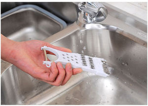 Vente en gros P1152 Éplucheurs multifonctionnels en acier inoxydable pour la maison et la cuisine, râpes à pommes de terre et à concombres - Product Image 6