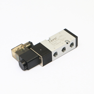 1/4 "namur loại 5/2 cách khí nén solenoid valve cho khí nén thiết bị truyền động Kháng nhiệt độ cao FKM 4m310 08 solenoid valve - Product Image 3